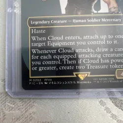 2025 MTG Magic the Gathering Final Fantasy Cloud, Ex-SOLDIER Borderless #0202 NM - Image 3