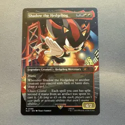 Shadow the Hedgehog MINT Borderless 2086 Sonic Secret Lair SLD MTG Unplayed M/NM - Image 1