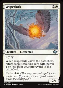Vesperlark -Foil Light Play MTG Modern Horizons - Image 1