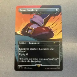 Power Sneakers-Lightning Greaves MINT 2099 Secret Lair SLD MTG Rare Unplayed NM - Image 1