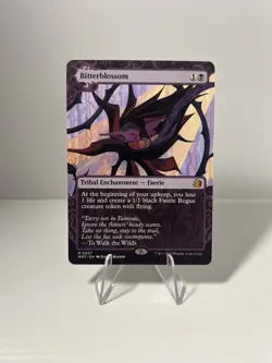 x1 Bitterblossom WOT MTG 27 BORDERLESS MYTHIC M/NM 1x - Image 1
