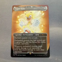 Super State MINT Borderless 2081 Sonic Secret Lair SLD MTG Mythic Unplayed M/NM - Image 1