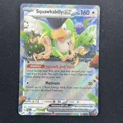 Squawkabilly ex - 169/193 - Paldea Evolved - Double Rare Pokemon Card - Image 1