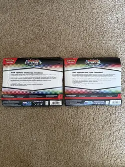 Lot of 2 Pokemon PRISMATIC EVOLUTIONS Tech Sticker Collection (Leafeon) - Image 2