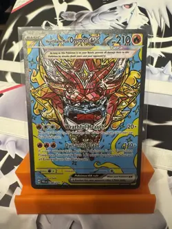 Hearthflame Mask Ogerpon EX Prismatic Evolutions Sir Pokemon TCG Card 148/131 NM - Image 3