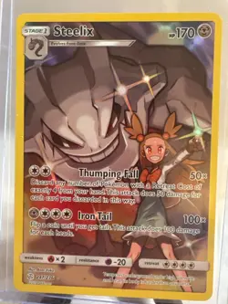 Steelix - 247/236 - SM Cosmic Eclipse Secret Rare Holo Pokemon Card - NM #2 - Image 1