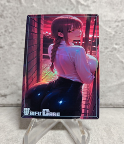Makima Trading Card Waifu Goddess Story Anime Girl holo Karte Manga Full Art - Image 1