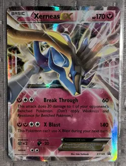 Pokemon TCG Xerneas EX Shiny Holo Card XY149 XY Promo LP/MP - Image 1