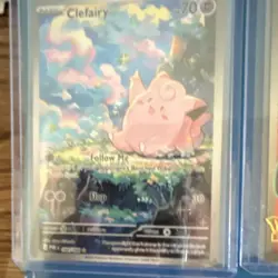 Pokemon POR Foil Lot 7 Cards EX GX - Clefairy Yveltal Meowth Salazzle - Image 2