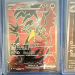 Pokemon POR Foil Lot 7 Cards EX GX - Clefairy Yveltal Meowth Salazzle - Image 3