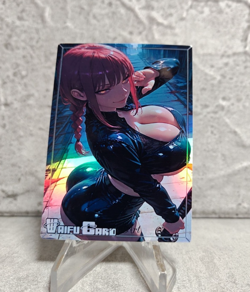 Makima Trading Card Waifu Goddess Story Anime Girl holo Karte Manga Full Art - Image 1