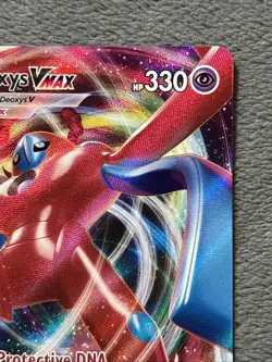 Deoxys Vmax SWSH267 Promo Pokemon Card Full Art Holo NM Near Mint 2022 - Image 3