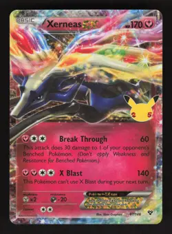 Xerneas EX 97/146 Pokemon Celebrations Classic Collection Holo Card - Image 1