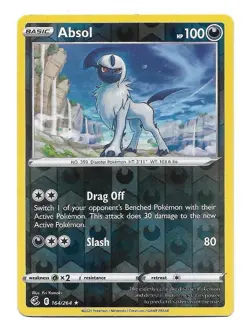 Absol 164/264 Swsh08: Fusion Strike Reverse Holo Pokemon TCG -NM - Image 1
