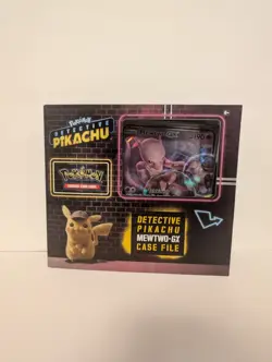 Pokemon Detective Pikachu Mewtwo GX Case File, Factory Sealed Box 2019 - Image 1
