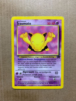 GERMAN Drowzee 54/82 Team Rocket - Common Pokemon Card - HP - Image 1
