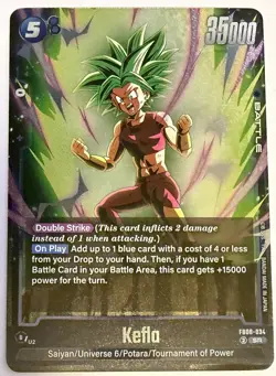 Kefla FB08-034 Saiyan's Pride Dragon Ball English Card Fusion World - Image 1