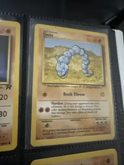 Vintage Pokemon Card Lot Base Set - Gym Heroes/challenge Machoke Rhyhorn Onix - Image 4