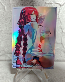 Yuzuha ZZZ Trading Card Waifu Goddess Story Anime Girl holo Karte Manga Art - Image 1
