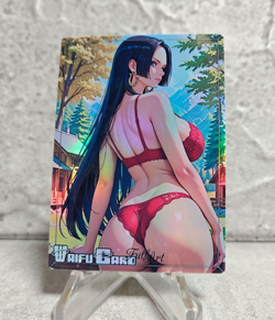 Boa Hancock Trading Card Waifu Goddess Story Anime Girl holo Karte Manga Full - Image 1