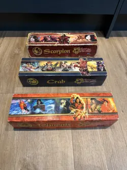 Legend Of The Five Rings Crab,Scorpion,Phoenix Cards Box Lot L5R Vintage RARE - Image 1