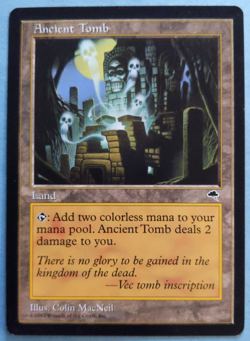 Ancient Tomb | MTG Tempest | NM | Land - Image 1