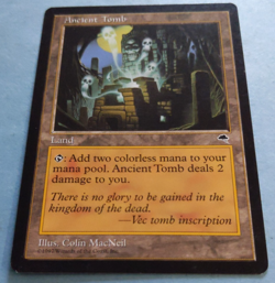 Ancient Tomb | MTG Tempest | NM | Land - Image 2