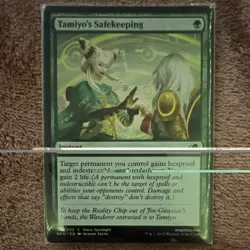 Tamiyo's Safekeeping Kamigawa: Neon Dynasty Instant Regular Green Uncommon 2022 - Image 1