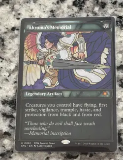 MTG Magic the Gathering Akroma's Memorial (81/90) Special Guests NM - Image 1