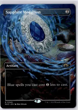 Sapphire Medallion (Borderless) Modern Horizons 3 Regular NM R 0349 - Image 1