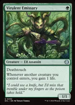 FOIL VIRULENT EMISSARY NM! *LORWYN ECLIPSED* - Image 1