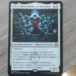 Magic: The Gathering Elesh Norn Mother of Machines Promo Pack White Mythic #10 - Image 1