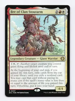 Bre of Clan Stoutarm (Foil) 0207 (R) MTG Lorwyn Eclipsed (ECL) - Image 1