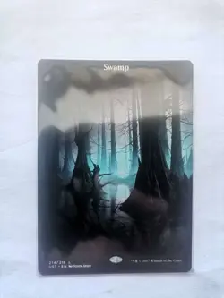 MTG Swamp (214) Unstable Magic The Gathering - Image 1