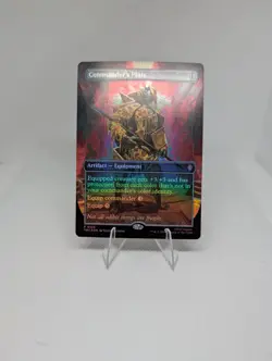 MTG Commander's Plate (Borderless) Commander: Teenage Mutant Ninja Turtles Foil - Image 1