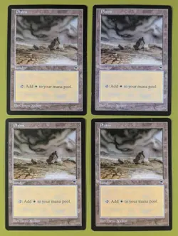 Plains (Rocks) x4 Tempest 4x Playset Magic the Gathering MTG - Image 1