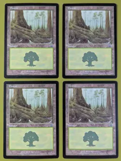 Forest (348) x4 Mercadian Masques 4x Magic the Gathering MTG - Image 1