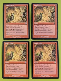 Spark Spray x4 Scourge 4x Playset Magic the Gathering MTG - Image 1