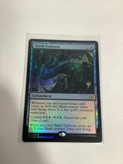 MTG Magic the Gathering Shark Typhoon Ikoria Promo Foil Rare 067/264 M/NM - Image 1