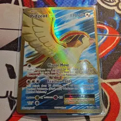 Pokemon TCG Pidgeot EX Full Art Ultra Rare Evolutions 2016 Holo 104/108 - Image 1