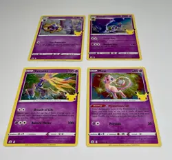 Pokemon Celebrations 25th Anniversary 8 Card Lot Mew, Xerneas & More All NM/LP - Image 2
