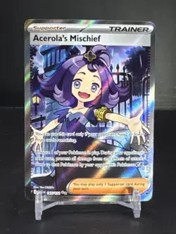 Pokemon TCG Mega Evolutions Acerola's Mischief Card #165/132 - Image 1
