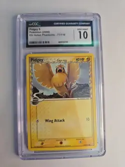 CGC 10 Gem Mint Pokemon TCG Pidgey Delta Species EX Holon Phantoms 77/110 - Image 4