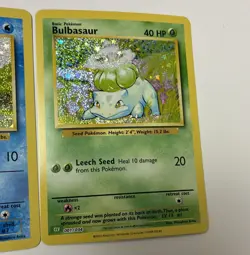 Charmander Squirtle Bulbasaur 001/034 CLC Classic Collection Kanto Pokemon NM - Image 4