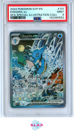KINGDRA EX SFA SPECI4L ILL COLL POKEMON SVP EN-SV BLCK STR PRM 2024 131 PSA 9 - Image 1