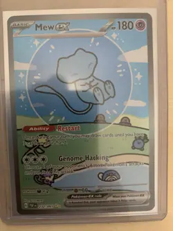 Pokemon TCG - Mew ex - 232/091 - Paldean Fates - Bubble Mew - Image 1