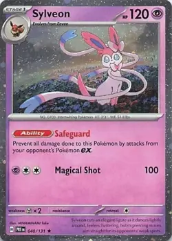 Sylveon - 040/131 - Rare - Cosmos Holo - NM - Pokemon Promos - Image 1