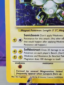 Pokemon Card - Magneton Fossil 11/62 Holo Rare MP/HP - Image 5