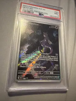 Pokemon Mewtwo 052 SVP Promo Holo English PSA 9 Scarlet & Violet 2023 - Image 1