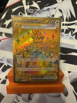 Terapagos EX 180/131 Pokemon TCG S&V Prismatic Evolutions Hyper Rare - Image 1